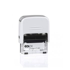Colop Printer C20 Beyaz Kasa Siyah Keçe 14x38 mm Kaşe
