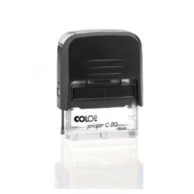 Colop Printer C20 Siyah Kasa Siyah Keçe 14x38 mm Kaşe
