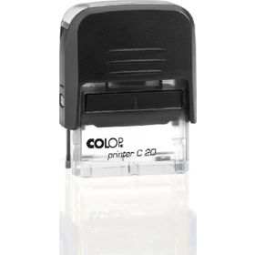 Colop Printer C20 Siyah Kasa Siyah Keçe 14x38 mm Kaşe