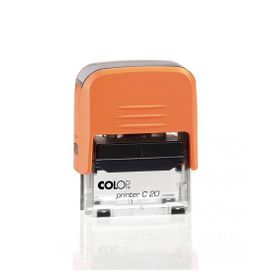 Colop Printer C20 Turuncu Kasa Siyah Keçe 14x38 mm Kaşe