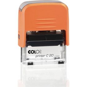 Colop Printer C20 Turuncu Kasa Siyah Keçe 14x38 mm Kaşe