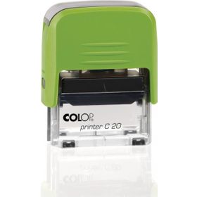 Colop Printer C20 Yeşil Kasa Siyah Keçe 14x38 mm Kaşe
