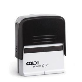 Colop Printer C40 Siyah Kasa Siyah Keçe 23x59 mm Kaşe