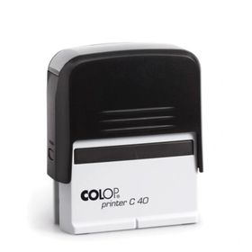 Colop Printer C40 Siyah Kasa Siyah Keçe 23x59 mm Kaşe
