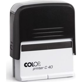 Colop Printer C40 Siyah Kasa Siyah Keçe 23x59 mm Kaşe