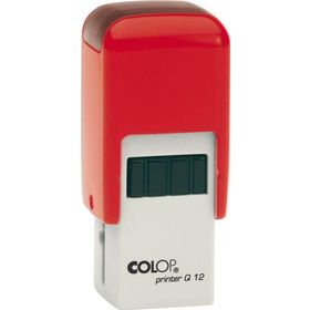 Colop Q12 Kare Kırmızı Kasa Kırmızı Keçe 12x12 mm Kaşe