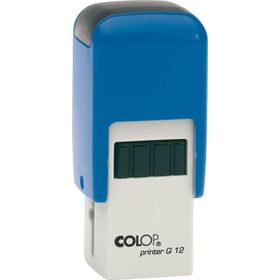 Colop Q12 Kare Mavi Kasa Mavi Keçe 12x12 mm Kaşe