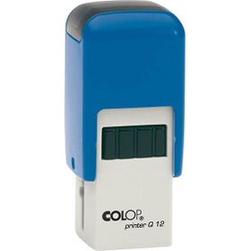 Colop Q12 Kare Mavi Kasa Mavi Keçe 12x12 mm Kaşe