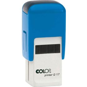 Colop Q17 Kare Mavi Kasa Mavi Keçe 17x17 mm Kaşe