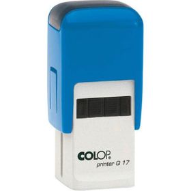 Colop Q17 Kare Mavi Kasa Mavi Keçe 17x17 mm Kaşe