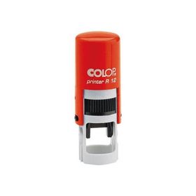 Colop R12 Yuvarlak Kırmızı Kasa Kırmızı Keçe 12 mm Kaşe