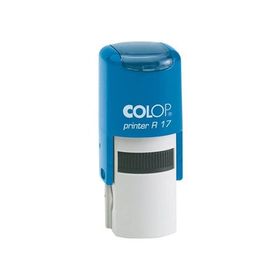 Colop R17 Yuvarlak Mavi Kasa Mavi Keçe 17 mm Kaşe