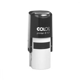Colop R17 Yuvarlak Siyah Kasa Siyah Keçe 17 mm Kaşe