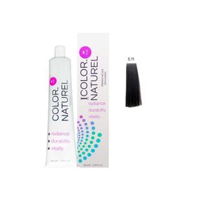 Color Naturel 100 ml 5.11 Yoğun Küllü Kahve Kalıcı Saç Boyası