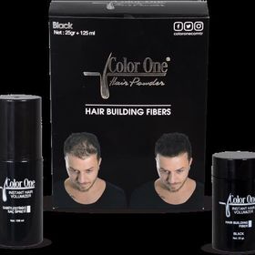 Color One 25 gr + 100 ml Siyah Dark Brown Saç Fiberi