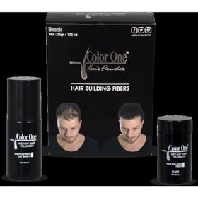 Color One 25 gr + 100 ml Siyah Dark Brown Saç Fiberi