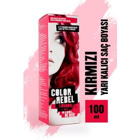 Color Rebel London Parabensiz & Amonyaksız Kırmızı Yarı Kalıcı Saç Boyası100 ML