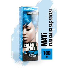 Color Rebel London Parabensiz & Amonyaksız Mavi Yarı Kalıcı Saç Boyası100 ML