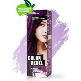 Color Rebel London Parabensiz & Amonyaksız Mor Yarı Kalıcı Saç Boyası100 ML