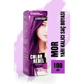 Color Rebel London Parabensiz & Amonyaksız Mor Yarı Kalıcı Saç Boyası100 ML