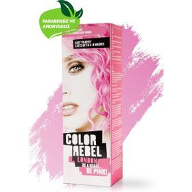 Color Rebel London Parabensiz & Amonyaksız Pembe Yarı Kalıcı Saç Boyası100 ML