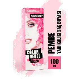 Color Rebel London Parabensiz & Amonyaksız Pembe Yarı Kalıcı Saç Boyası100 ML