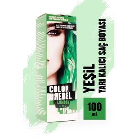 Color Rebel London Parabensiz & Amonyaksız Yeşil Yarı Kalıcı Saç Boyası100 ML