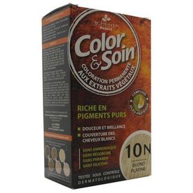Color Soin 10N Platin Sarısı Organik Saç Boyası