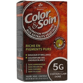 Color Soin 5G Light Golden Chestnut Dore Açık Kumral Saç Boyası