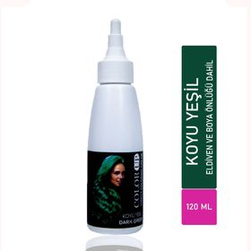 Color Up Koyu Yeşil Yarı Kalıcı Saç Boyası