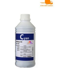 Colorful Toner Canon MG3550 1 lt Mavi Muadil Mürekkep