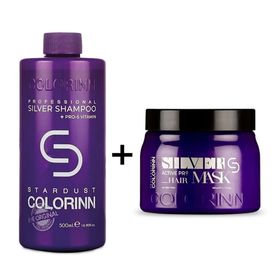 Colorinn 500 ml Silver Şampuan + Colorinn 500 ml Silver Maske