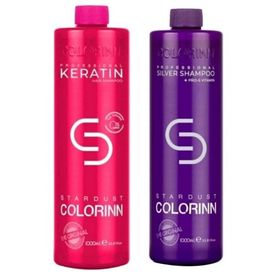 Colorinn Keratin ve Silver 2x1000 ml Mor Şampuan