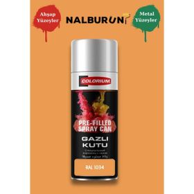 Colorıum Ral 1034 Pastel Sarı 213 400 ml Özel Renklendirilmiş Selülozik Mat Sprey Boya