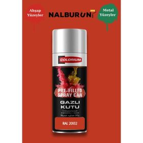 Colorıum Ral 2002 Somon Turuncu 213 400 ml Özel Renklendirilmiş Selülozik Parlak Sprey Boya