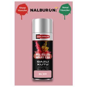 Colorıum Ral 3015 Açık Pembe K7 400 ml Özel Doldurulmuş Selülozik Parlak Sprey Boya