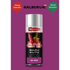 Colorıum Ral 4006 Trafik Mavi 213 400 ml Özel Renklendirilmiş Selülozik Mat Sprey Boya