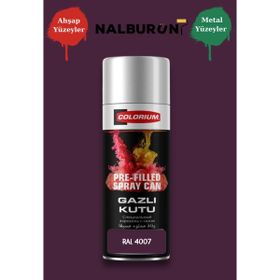 Colorıum Ral 4007 Mor Viyole 213 400 ml Özel Renklendirilmiş Selülozik Mat Sprey Boya
