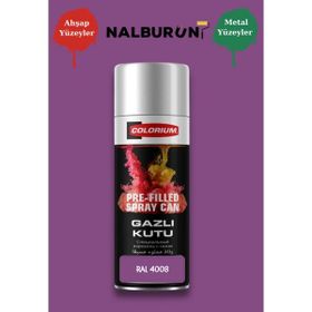 Colorıum Ral 4008 Sinyal Mor 213 400 ml Özel Renklendirilmiş Selülozik Mat Sprey Boya