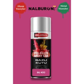 Colorıum Ral 4010 Telemagenta 213 400 ml Özel Renklendirilmiş Selülozik Mat Sprey Boya