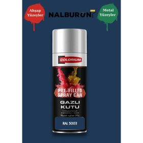 Colorıum Ral 5003 Safir Mavi 213 400 ml Özel Renklendirilmiş Selülozik Mat Sprey Boya