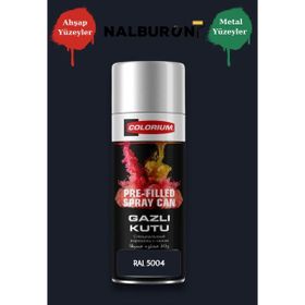 Colorıum Ral 5004 Siyah Mavi 213 400 ml Özel Renklendirilmiş Selülozik Mat Sprey Boya