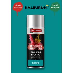 Colorıum Ral 5018 Turkuaz 213 400 ml Özel Renklendirilmiş Selülozik Mat Sprey Boya