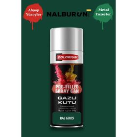 Colorıum Ral 6005 Gri Yeşil 213 400 ml Özel Renklendirilmiş Selülozik Mat Sprey Boya