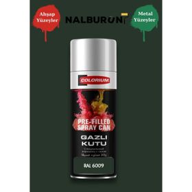 Colorıum Ral 6009 Tanen Yeşili 213 400 ml Özel Renklendirilmiş Selülozik Mat Sprey Boya