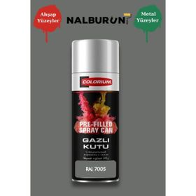 Colorıum Ral 7005 Fare Grisi 213 400 ml Özel Renklendirilmiş Selülozik Parlak Sprey Boya