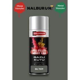 Colorıum Ral 7009 Yeşil Gri 213 400 ml Özel Renklendirilmiş Selülozik Mat Sprey Boya