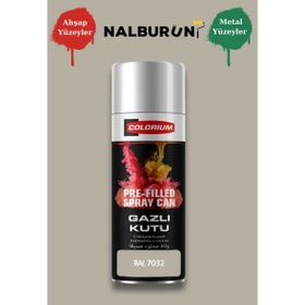 Colorıum Ral 7032 Çakıl Gri 213 400 ml Özel Renklendirilmiş Selülozik Mat Sprey Boya