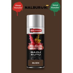 Colorıum Ral 8014 Sepya 213 400 ml Özel Renklendirilmiş Selülozik Mat Sprey Boya