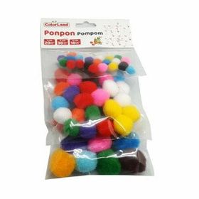 Colorland Karışk 60'lı Simli Ponpon